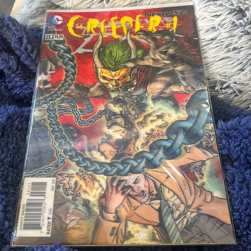 The new 52s the creeper #1 lenticular 3d cover